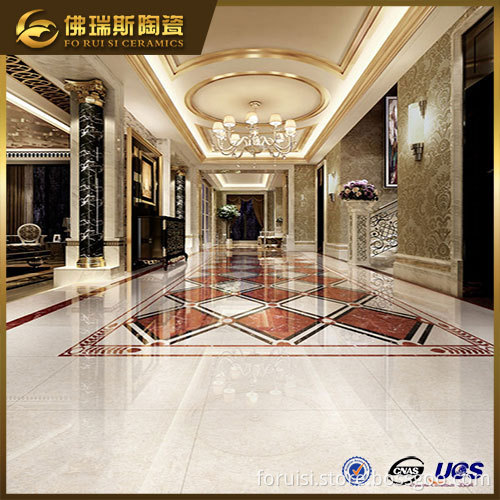 Item:FS8J801 white color omani 24x24 porcelain floor tile made in china